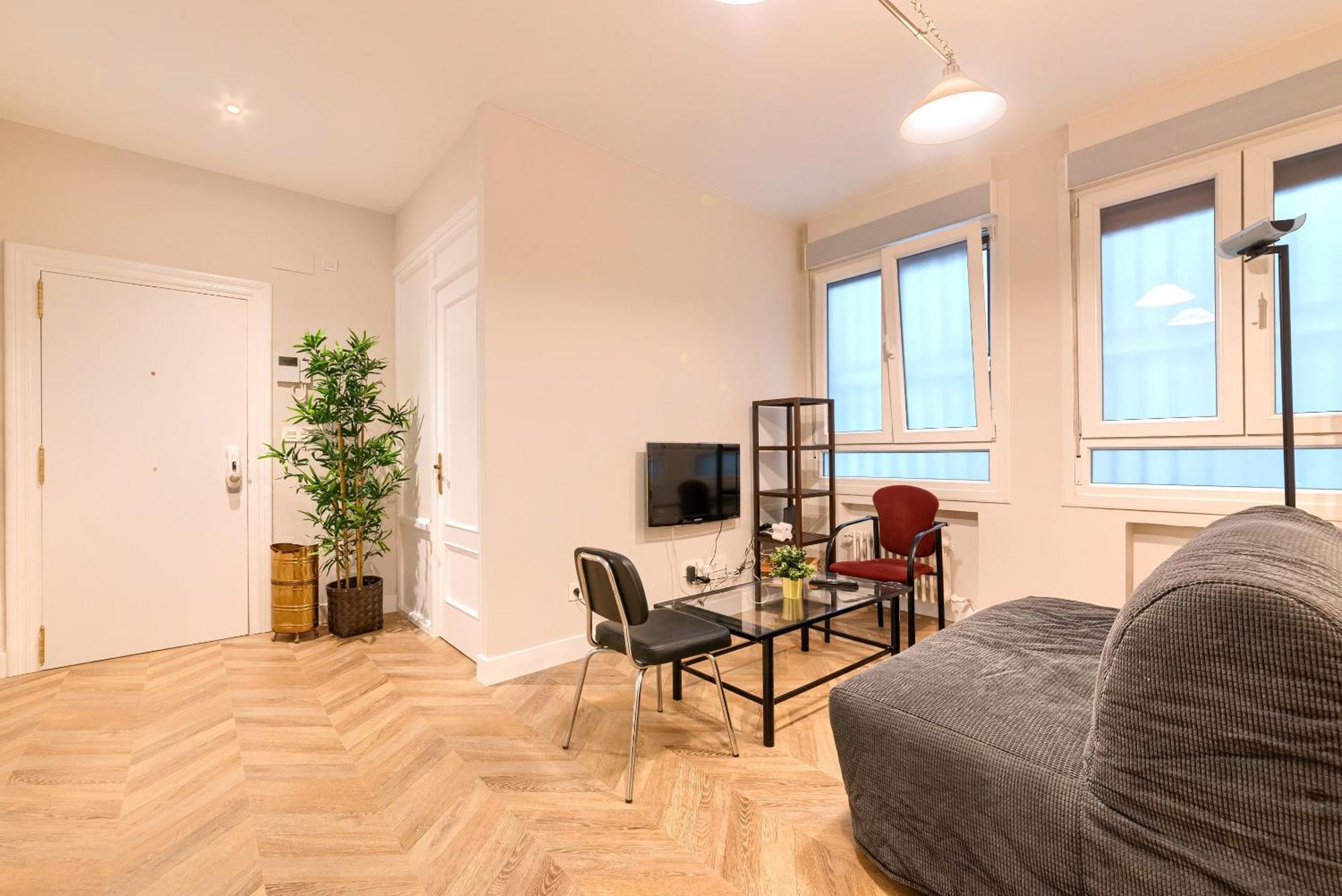 Euskalduna, Vivienda Turistica Moderna Y Renovado Bilbao Bagian luar foto